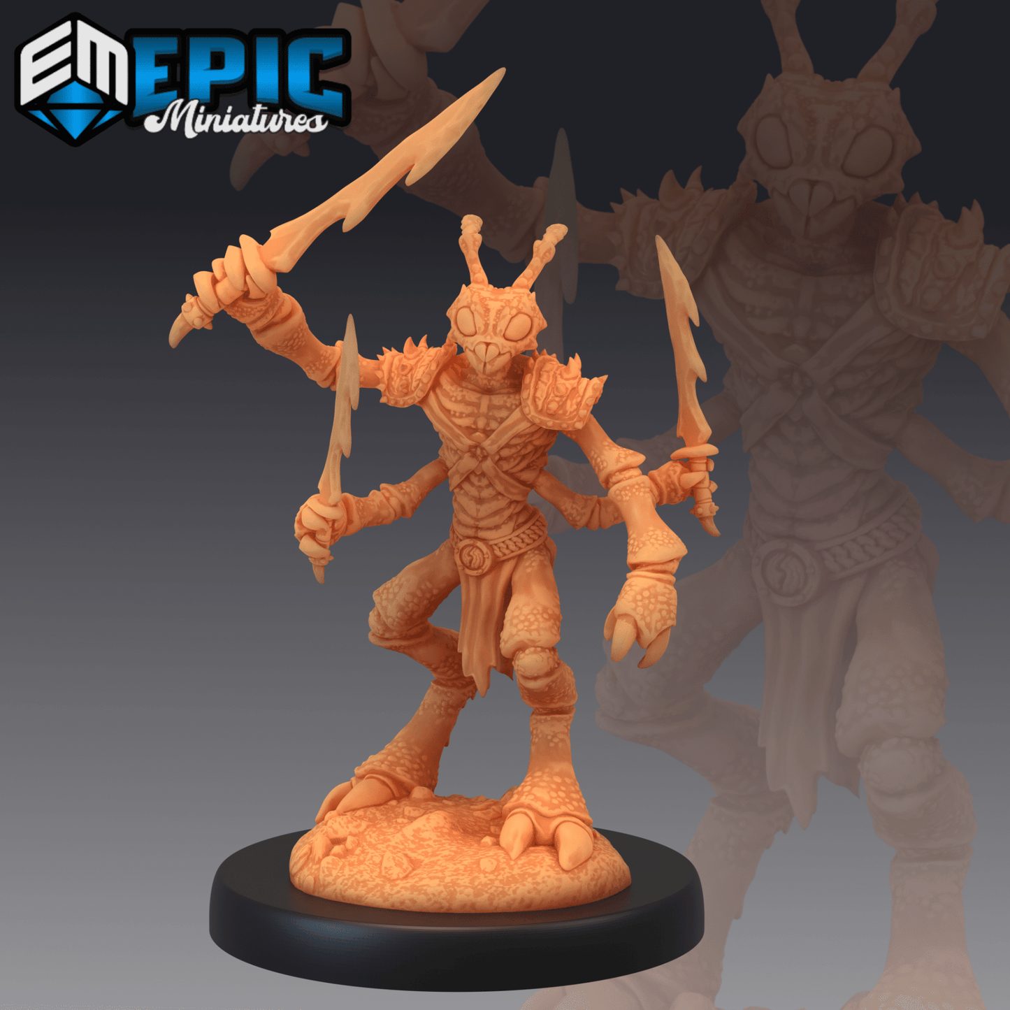 Ant Warrior Miniature - A - 28mm