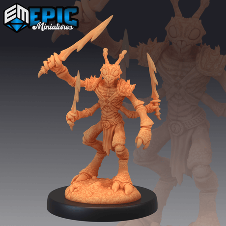 Ant Warrior Miniature | A - Tabletop RPG & D&D miniature. Perfect for wargaming & collectors