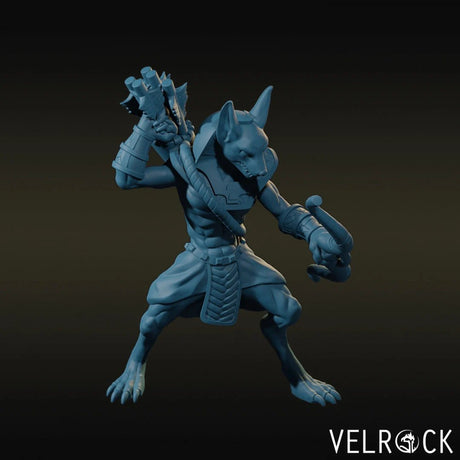 Anubis Archer Miniature | Right - Tabletop RPG & D&D miniature. Perfect for wargaming & collectors