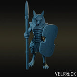 Anubis Spearmen Miniature | Right - Tabletop RPG & D&D miniature. Perfect for wargaming & collectors