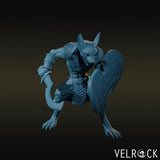 Anubis Sword And Shield Miniature | Left - Tabletop RPG & D&D miniature. Perfect for wargaming & collectors