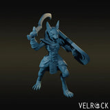 Anubis Sword And Shield Miniature | Right - Tabletop RPG & D&D miniature. Perfect for wargaming & collectors