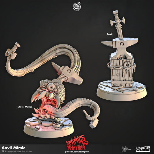 Anvil Mimic, Mimic Madness Miniature - Anvil - 32mm