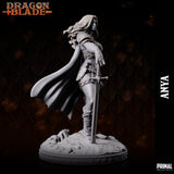 Anya, Barbarian Heroine Miniature | Anya - Tabletop RPG & D&D miniature. Perfect for wargaming & collectors