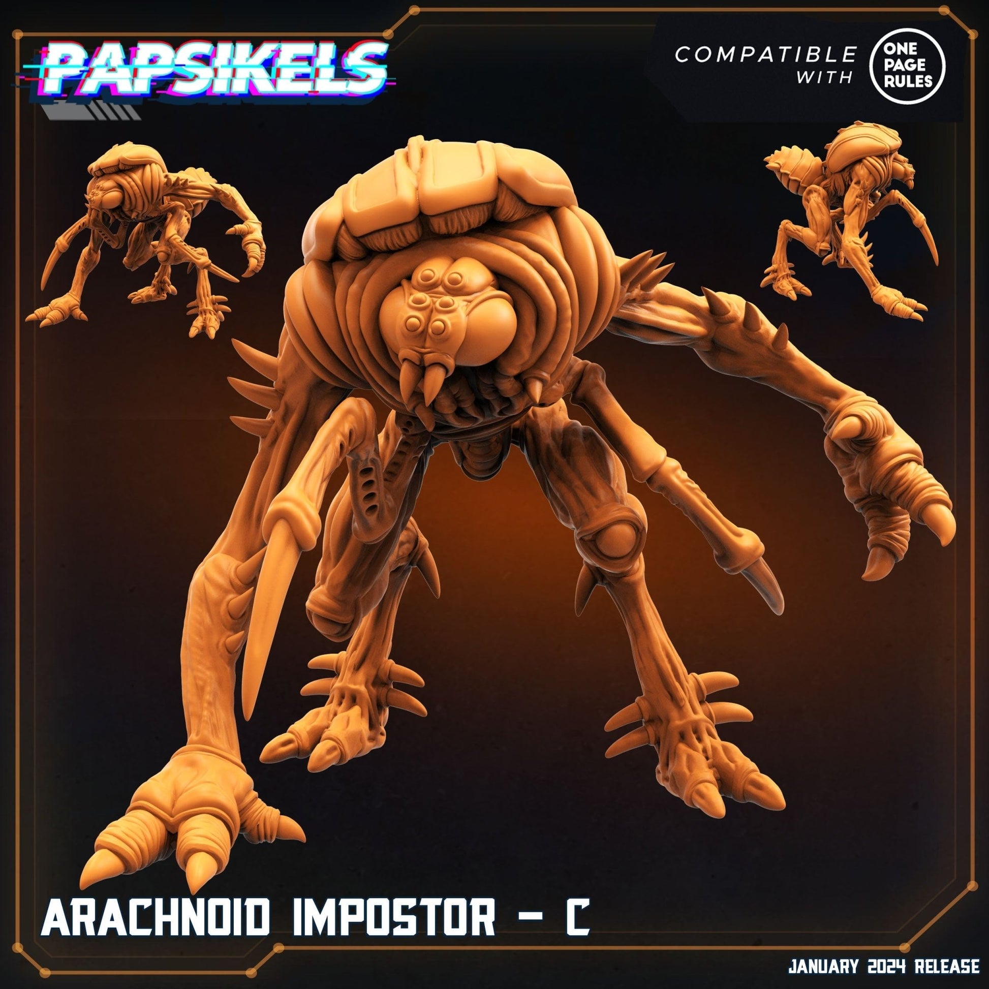 Arachnoid Imposter Miniature - Arachnoid Imposter C - 32mm