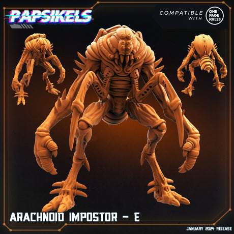 Arachnoid Imposter Miniature | Arachnoid Imposter E - Tabletop RPG & D&D miniature. Perfect for wargaming & collectors