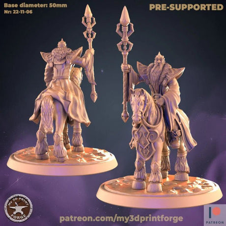 Archmage Miniature | B - Tabletop RPG & D&D miniature. Perfect for wargaming & collectors