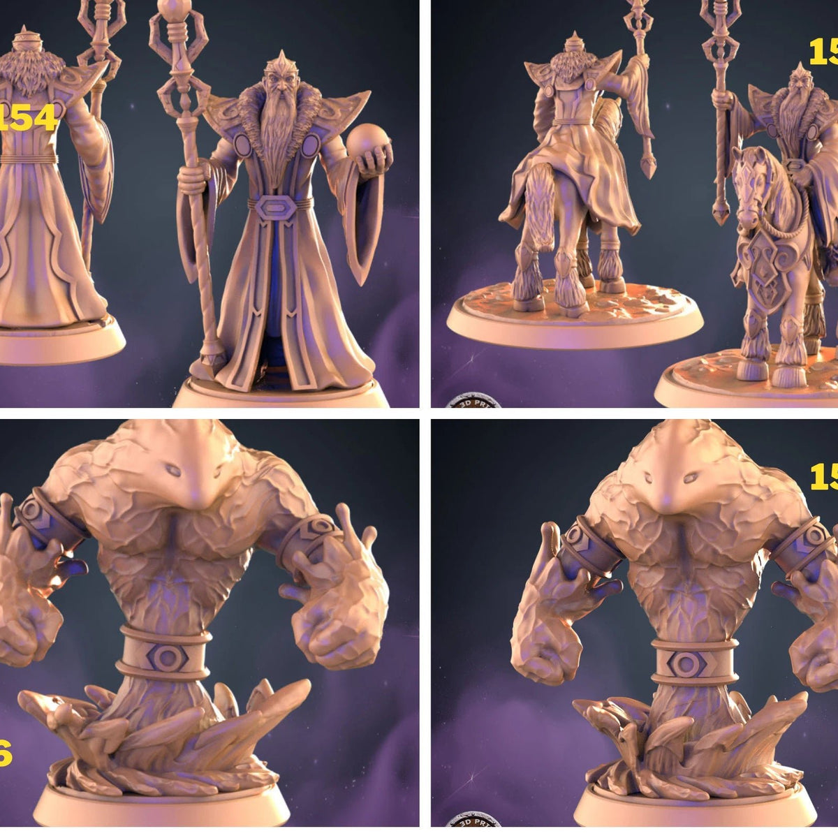 Archmage Miniature | Powerful Human Wizard for D&D & Pathfinder ...