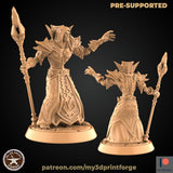 Archmage Or Lich Miniature | C - Tabletop RPG & D&D miniature. Perfect for wargaming & collectors