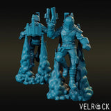 Armoured Bounty Hunter Miniature | A - Tabletop RPG & D&D miniature. Perfect for wargaming & collectors