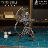 Armoured Skeleton Miniature | B - Tabletop RPG & D&D miniature. Perfect for wargaming & collectors