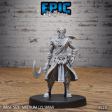 Assassin Prince Miniature | A - Tabletop RPG & D&D miniature. Perfect for wargaming & collectors