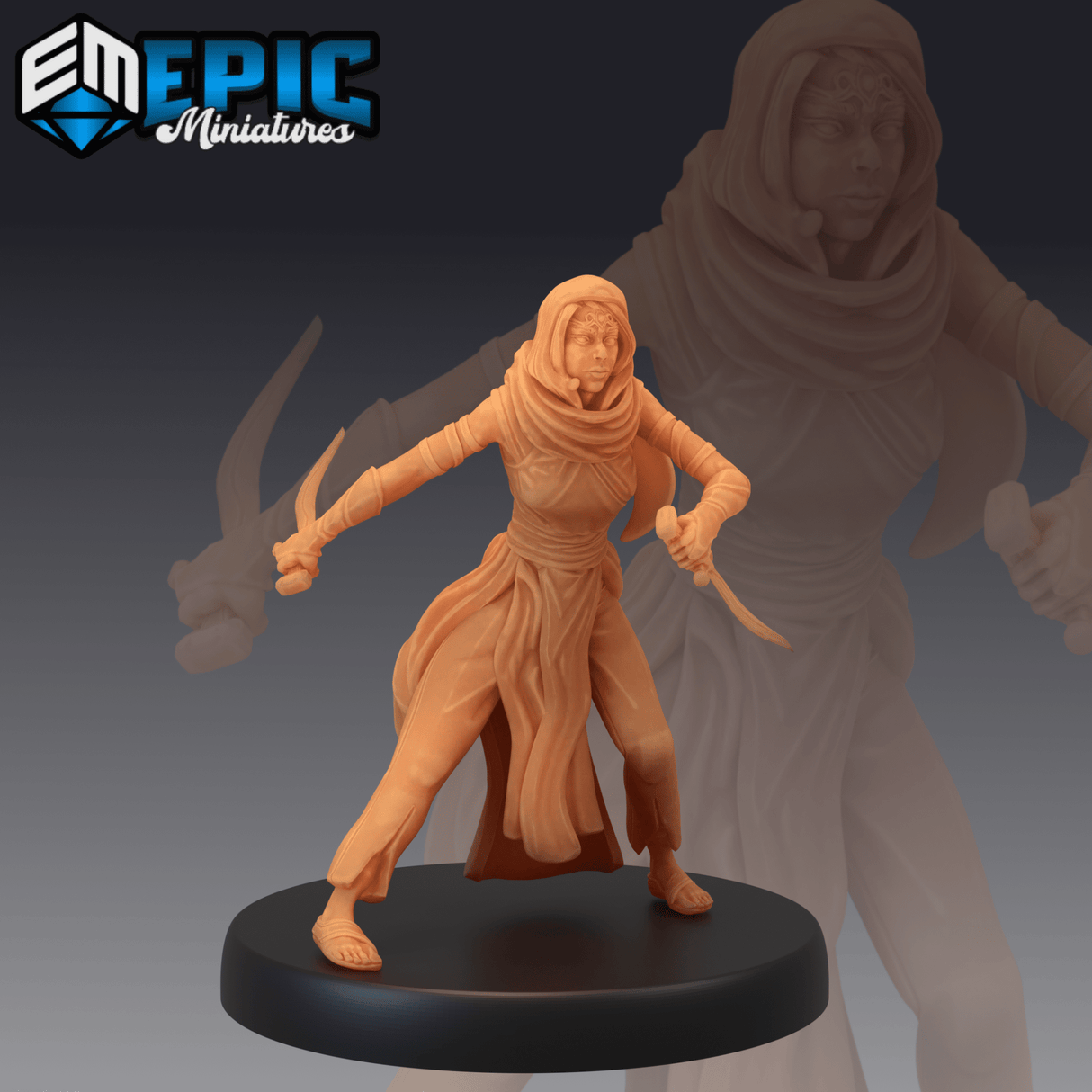Assassin Series Miniature | Great For Fantasy Rpgs | B - Tabletop RPG & D&D miniature. Perfect for wargaming & collectors