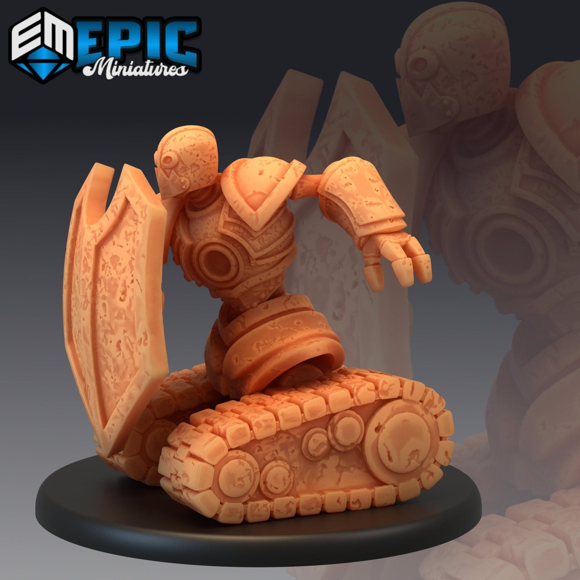 Assault Tank Robot Miniature - 952 Shield - 