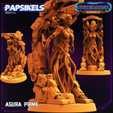 Asura Prime Command Cyborg Miniature | Asura Prime B - Tabletop RPG & D&D miniature. Perfect for wargaming & collectors