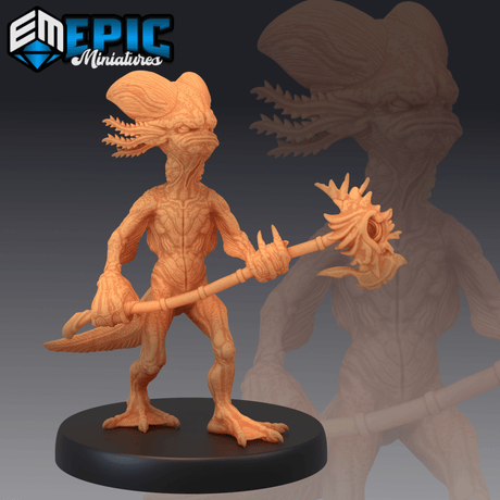 Axolotl Monster Miniature | A - Tabletop RPG & D&D miniature. Perfect for wargaming & collectors