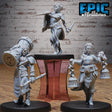 Aztec Tribe Miniature | Set of 3 - Tabletop RPG & D&D miniature. Perfect for wargaming & collectors