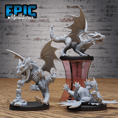 Baby Dragon Collection Set | 28mm - Tabletop RPG & D&D miniature. Perfect for wargaming & collectors