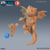 Baby Red Dragon Miniature | C - Tabletop RPG & D&D miniature. Perfect for wargaming & collectors