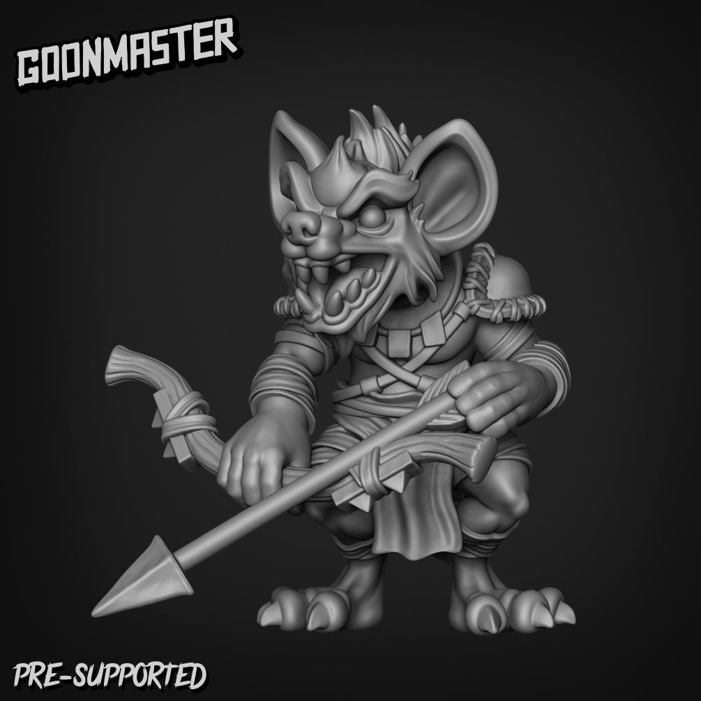 Baby Gnoll Miniature - A - 32mm