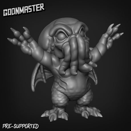 Baby Mindflayer Miniature | C - Tabletop RPG & D&D miniature. Perfect for wargaming & collectors