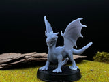 Baby White Dragon Miniature | Full Set All Models - Tabletop RPG & D&D miniature. Perfect for wargaming & collectors