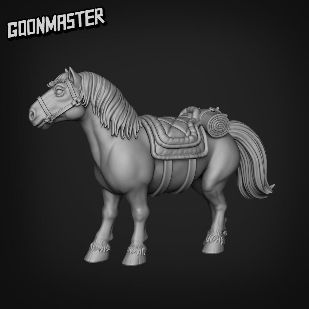 Badger Folk Rider Miniature | B - Tabletop RPG & D&D miniature. Perfect for wargaming & collectors