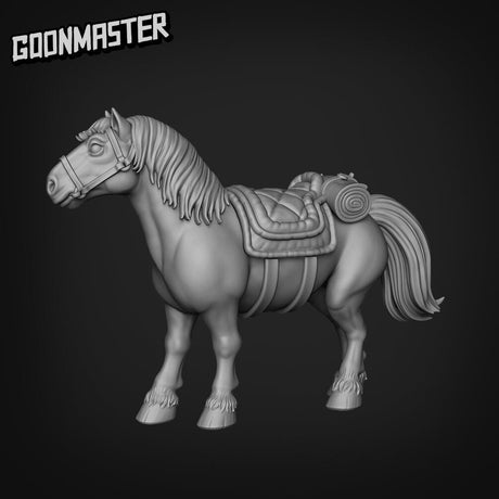 Badger Folk Rider Miniature | B - Tabletop RPG & D&D miniature. Perfect for wargaming & collectors