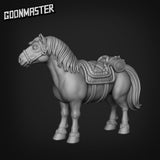 Badger Folk Rider Miniature | D - Tabletop RPG & D&D miniature. Perfect for wargaming & collectors