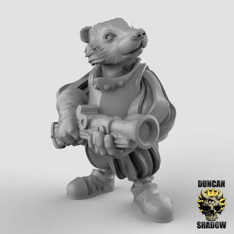 Badger Group Miniature | B - Tabletop RPG & D&D miniature. Perfect for wargaming & collectors