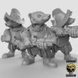Badger Group Miniature | Set of 3 - Tabletop RPG & D&D miniature. Perfect for wargaming & collectors
