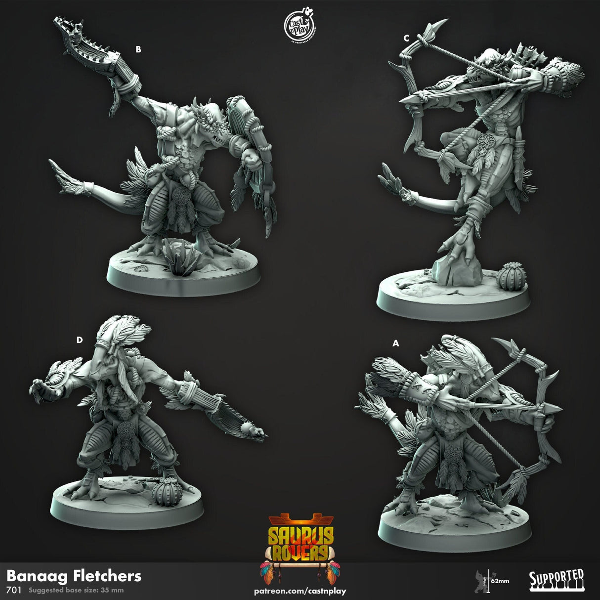 Banaag Fletchers Miniature | A - Tabletop RPG & D&D miniature. Perfect for wargaming & collectors