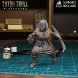 Bandit Archer Miniature | B - Tabletop RPG & D&D miniature. Perfect for wargaming & collectors