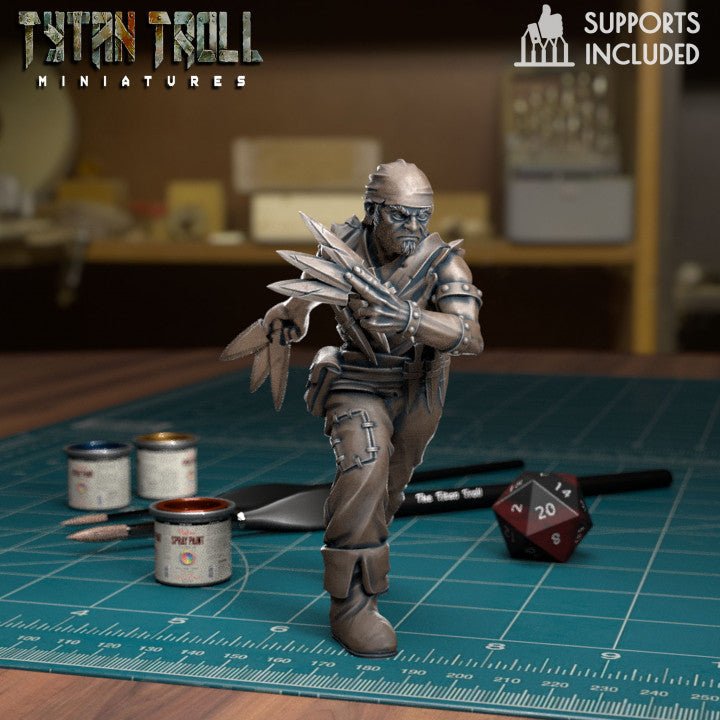 Street Gang Bandit Bundle | H - Tabletop RPG & D&D miniature. Perfect for wargaming & collectors