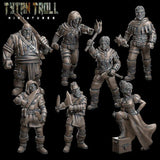 Bandit Bundle Miniature | Set of 6 - Tabletop RPG & D&D miniature. Perfect for wargaming & collectors