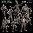 Street Gang Bandit Bundle | Set of 9 - Tabletop RPG & D&D miniature. Perfect for wargaming & collectors