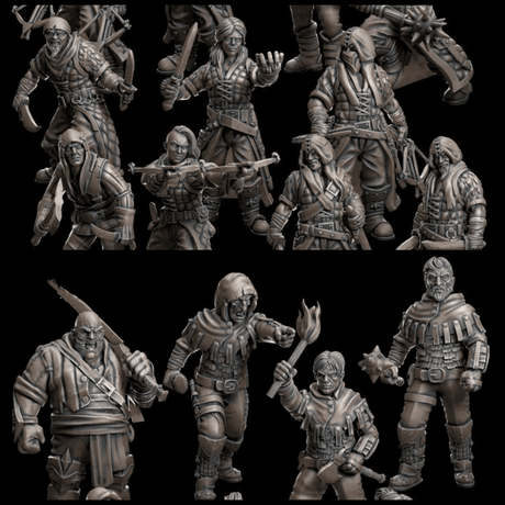 Bandit Miniature | 28mm - Tabletop RPG & D&D miniature. Perfect for wargaming & collectors