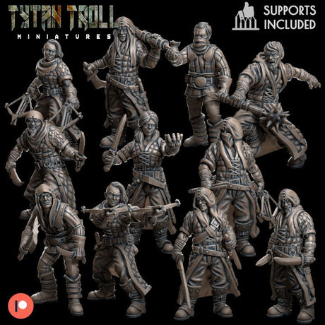 Bandit Miniature | 28mm - Tabletop RPG & D&D miniature. Perfect for wargaming & collectors