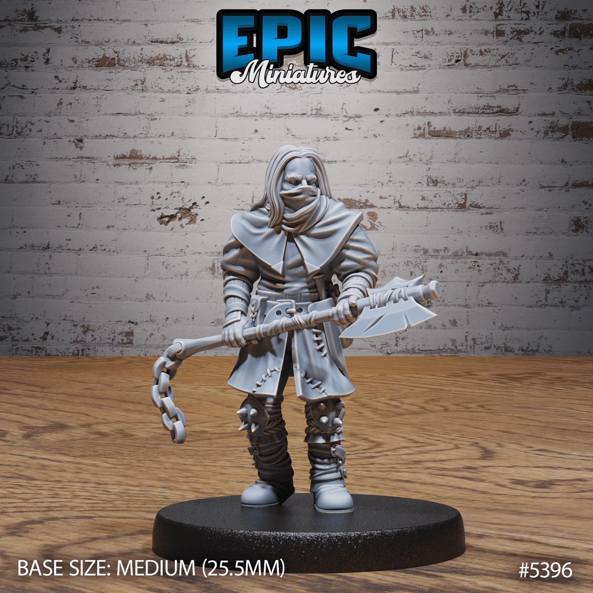 Bandit Miniature | A - Tabletop RPG & D&D miniature. Perfect for wargaming & collectors