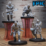Bandit Miniature | Set of 4 - Tabletop RPG & D&D miniature. Perfect for wargaming & collectors