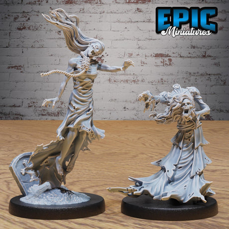 Banshee Miniature | Full Set All Models - Tabletop RPG & D&D miniature. Perfect for wargaming & collectors