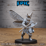 Barbarian Fairy Miniature | C - Tabletop RPG & D&D miniature. Perfect for wargaming & collectors