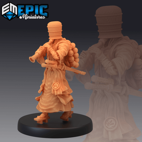 Basket Monk Miniature | A - Tabletop RPG & D&D miniature. Perfect for wargaming & collectors