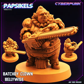 Batchoy Clown Miniature | Bellywise - Tabletop RPG & D&D miniature. Perfect for wargaming & collectors