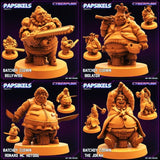 Batchoy Clown Miniature | Full Set All Models - Tabletop RPG & D&D miniature. Perfect for wargaming & collectors