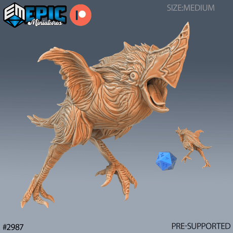 Beak Runner Miniature | C - Tabletop RPG & D&D miniature. Perfect for wargaming & collectors