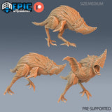 Beak Runner Miniature | Set of 3 - Tabletop RPG & D&D miniature. Perfect for wargaming & collectors