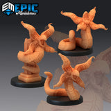Beak Worm Miniature | Set of 3 - Tabletop RPG & D&D miniature. Perfect for wargaming & collectors