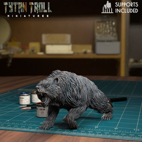 Bear Bundle Miniature | A - Tabletop RPG & D&D miniature. Perfect for wargaming & collectors