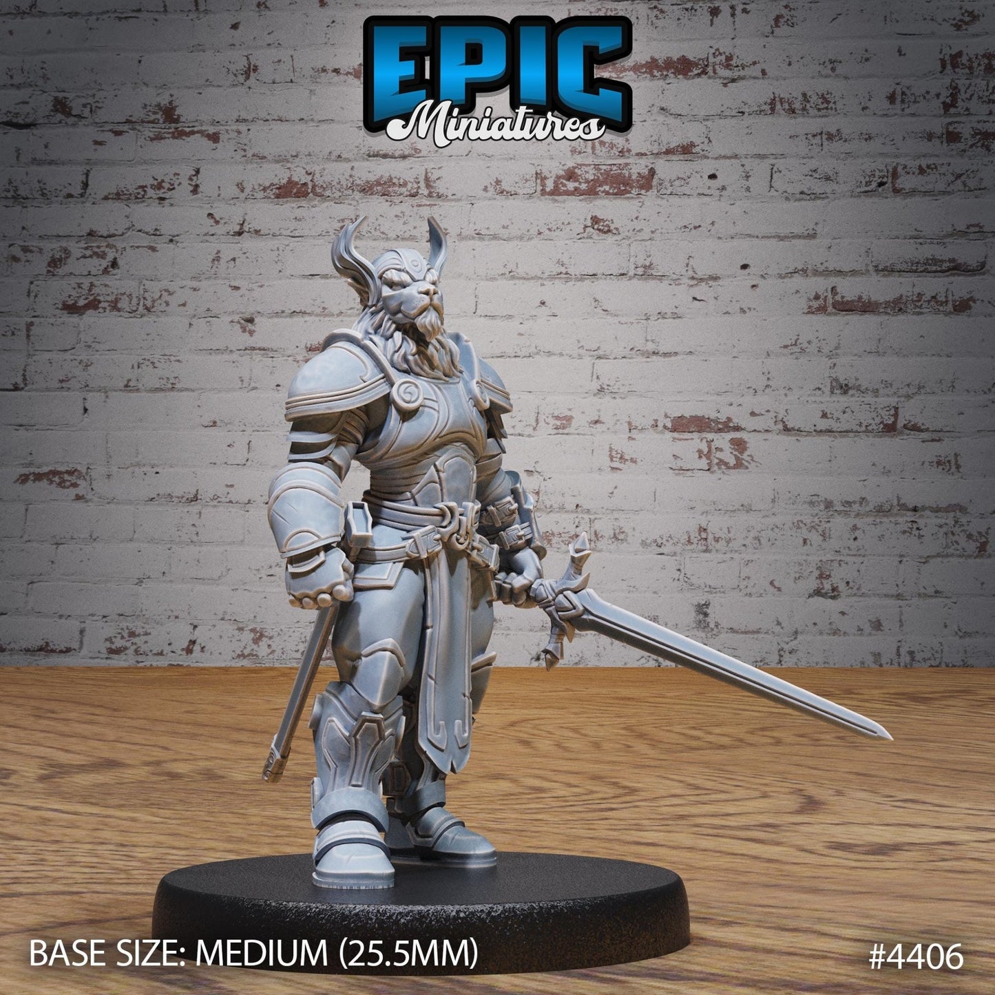 Beast Folk Paladin Miniature - 4406 - 32mm